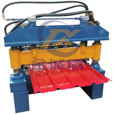 China PLC Control Automatic Roofing Sheet Roll Forming Machine 2022 New design for sale