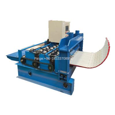 China IBR Roof Sheet Panel Curving Machine Steel Sheet Crimping Machine for sale