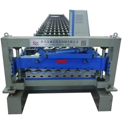 Chine 380v a ridé le petit pain de feuille formant la machine de la machine 18m/Min Corrugated Iron Sheet Making à vendre