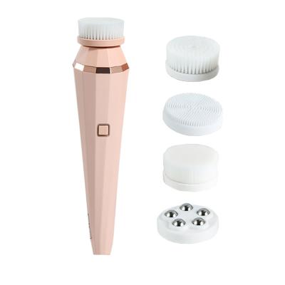 China Replaceable 0.74W Electric Facial Cleansing Brush for sale