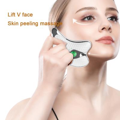 China Portable Vibration Facial Beauty Device Electric Gua Sha For Face Slimming for sale