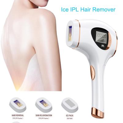 China Gelo indolor que refrigera a máquina da remoção do cabelo do IPL para a linha/pés/braços/axila do biquini/corpo à venda
