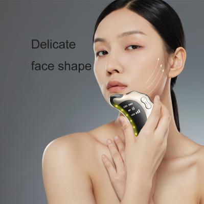 China Portable Electric Face Lifting Multi Functional Guasha Scrapping Massage Board For Face for sale