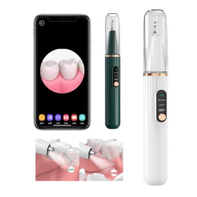 Chine Outil de nettoyage Sonic Electric Tooth Cleaner de dent portative dentaire sûre visuelle d'écailleur de Hd à vendre