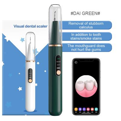 China La representación visual elegante llevó el limpiador adulto electrónico del diente del blanqueador del limpiador ultrasónico del diente en venta