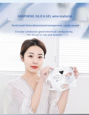 China 5 pedazos del silicón de la cubierta facial reutilizable de la máscara de la cara del silicón de la máscara hidratante de la piel en venta