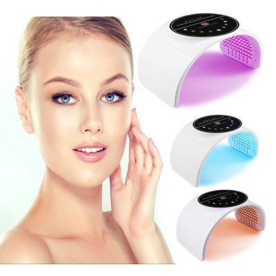 China 2022 Red Light Therapy For Face Wrinkles LED Face Mask Light Therapy 7 Colors Blue Red Light Therapy Mask For Face for sale