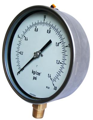 China Liquid-Filled Pressure Gauge with 3