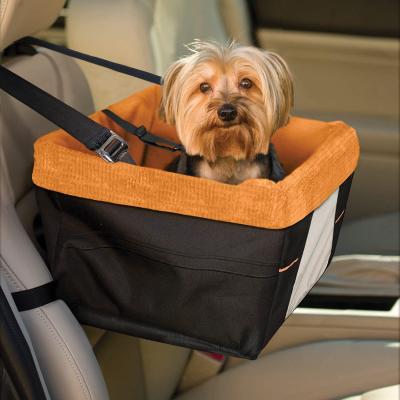 China  				Foldable Car Seat Dog Cover Dog Car Seat with Seat Belt Pet Carrier Bag 	         for sale