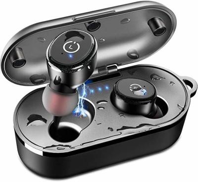 China  				Amazon Top Sell Bluetooth 5.0 Wireless Earbuds Ipx8 Waterproof Tws Stereo in Ear Headphones (Built in Mic, with Wireless Charging Case) 	         for sale