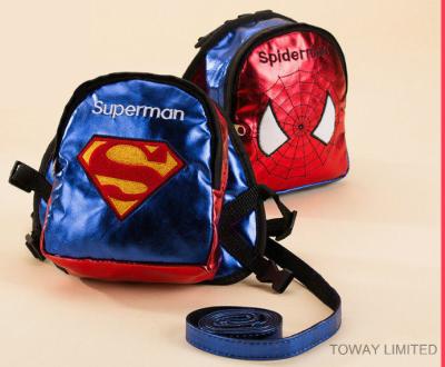China  				Quality Cute Superman Spiderman Dog Backpack Pet Carriers 	         for sale