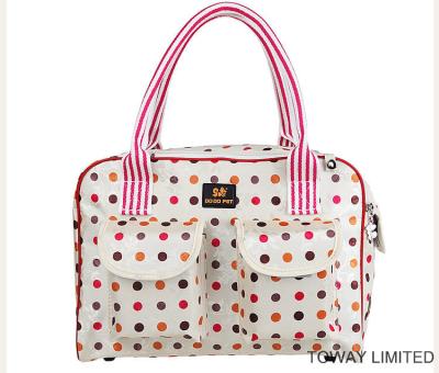 China  				Fashion Dots Outdoor Dog Carrier Portable Pet Supply Pet Bags 	         for sale