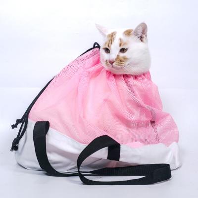 China  				Hot Summer Mesh Breathe Kitty Handbags Nylon Cat Outdoor Carrier 	         for sale