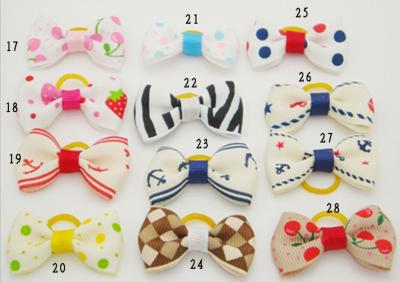 China  				Design Cute Dog Bows Bands Beauty Pet Hair Bowties Clips 	         for sale