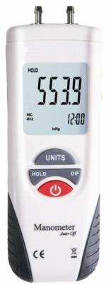 China Low Battery Display Industrial Electronic Digital Manometer For Petrochemicals for sale