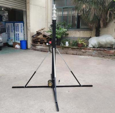 China 6m 20ft Crank Up Telescoping Mast Aluminum Mast Winch Up Antenna Mast for sale
