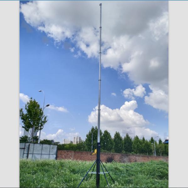 Quality 6m Aluminum Telescoping Antenna Mast Hand Crank Up Light Weight 20 Foot Tv for sale