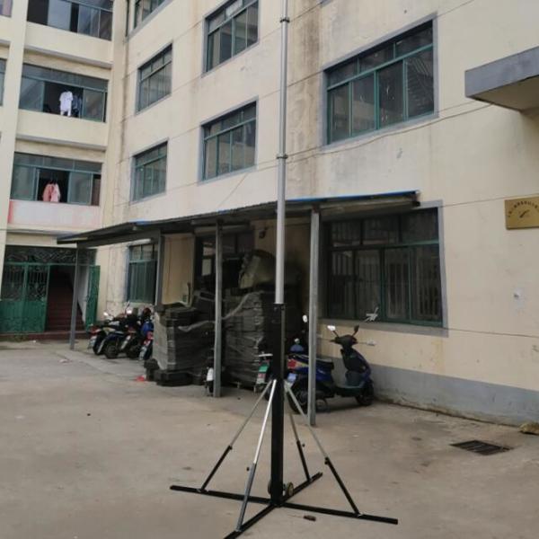 Quality 10m Winch Up Mast Aluminum Light Weight Sports Filming Pole Portable Telescoping for sale