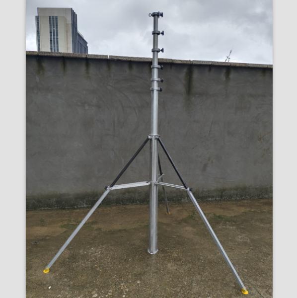 Quality 6m To 18m 40 Foot 50 Foot Antenna Push Up Pole Mast Sports Filming Telescoping for sale