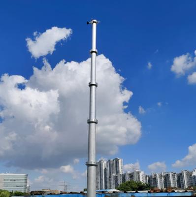 China Fotografia elevada Esportes Filmar Mast Telescópica Alumínio Pólo portátil Tripódio Mast 9m à venda