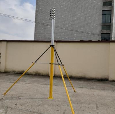 China Push Up Antenna Tower For Cb Antenna Telescoping Pole 6m 9m 10m for sale
