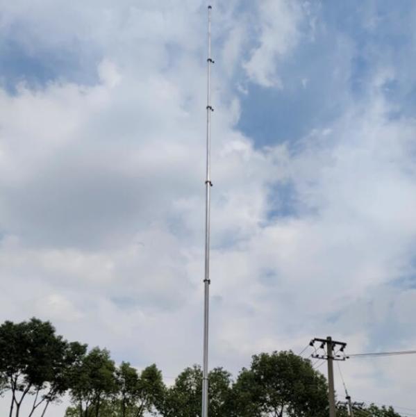 Quality Push Up Antenna Tower For Cb Antenna Telescoping Pole 6m 9m 10m for sale