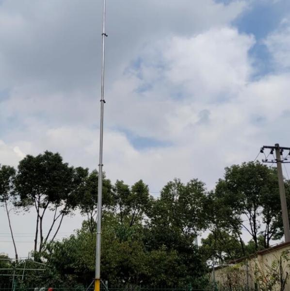 Quality Push Up Antenna Tower For Cb Antenna Telescoping Pole 6m 9m 10m for sale