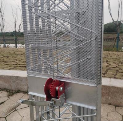 China Max Load 80kg Tower Foldable Lattice Tower 30m Steel Antenna Tower for sale