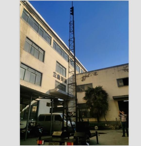 Quality 25m COW Portable Sell Tower Cell On Wheels Telecom Tower Portable for sale