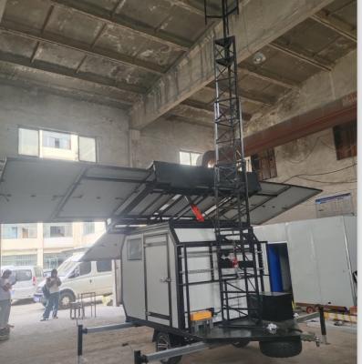 中国 Mini Cell On Wheels COW 10m Cell Station  Solar Panle Power Supply 販売のため