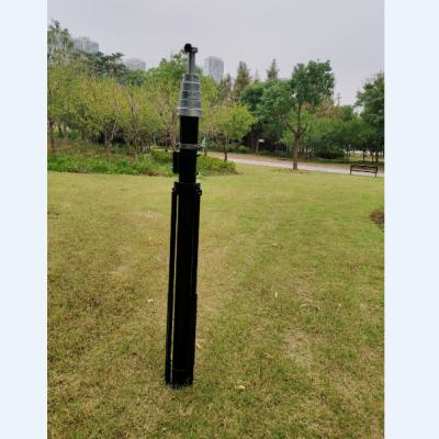 中国 9m endzone  camera antenna mast telescoping pole aluminum pole 販売のため