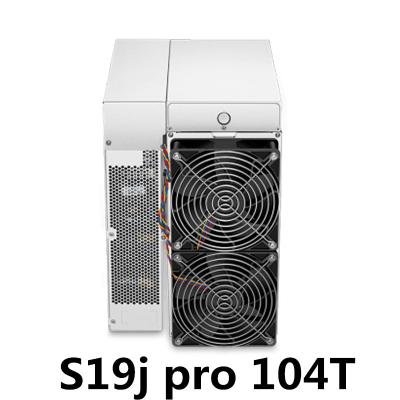 China S19j PRO 104T 3250w Antminer Bitcoin Miner 128MB DDR5 ASIC Mining Machine for sale