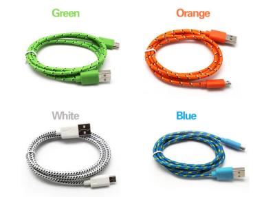 Chine Câblage protecteur gainant de petite taille tressé par coton de câble d'USB à vendre
