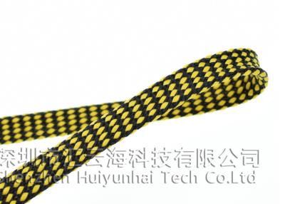 China Cable Shielding Cotton Braided Sleeving Halogen Free For Snakeskin Audio for sale