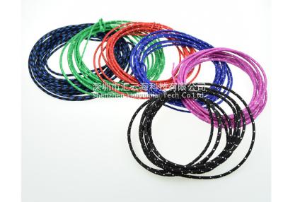 China Cable Protection Cotton Braided Sleeving Halogen Free High Density for sale
