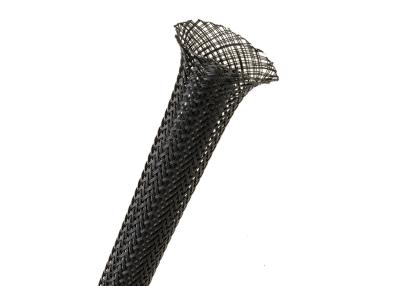 China Cor de nylon trançada do preto da luva da resistência de desgaste com superfície lisa à venda