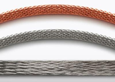 China Flexible Tinned Copper Braided Sleeving High Temperature Wear Resistant for sale