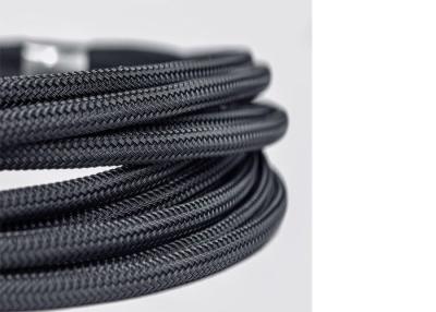 Chine Largeur faite sur commande de haute douille en nylon tressée ignifuge pour le harnais de fil de câble à vendre