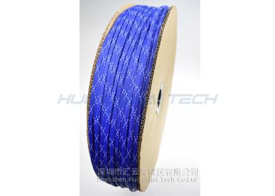 China Clean Cut Heat Resistant Wire Sleeve , Polyester Heat Resistant Braided Sleeving for sale