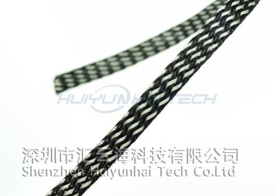 China Sleeving resistente da abrasão do fio do PC para a tampa de fio, PET Sleeving expansível trançado à venda