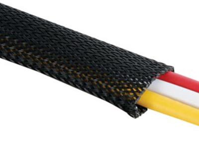 China Polyester Electical Braided Sleeving , High Flame - Retardant Braided Wire Sleeve for sale