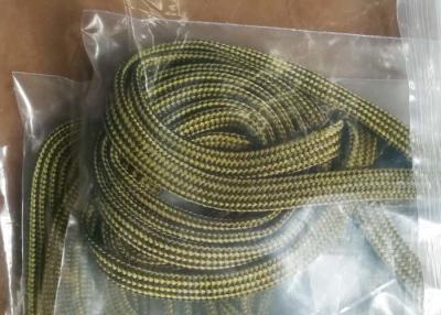 China 350 C Degree Resistant Automotive Braided Sleeving Nomex Green For Cable Harness Protection for sale