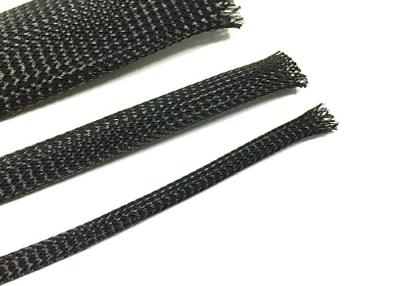 China Customized Logo PET Expandable Sleeving Wear Resistance Good Stretchability for sale