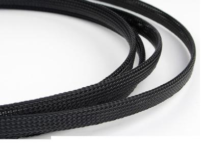 China Expandable Flexible Braided Wire Covers Polyester Monofil Fire Resistant Cable Sleeves for sale