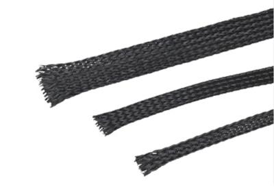 China High Resilience Expandable Cable Sleeving Polyester Material For Audio - Video / Automotive for sale