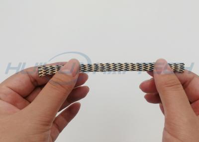 China As luvas flexíveis da coberta do fio trançado do teste padrão transversal reduzem o peso do chicote de fios à venda