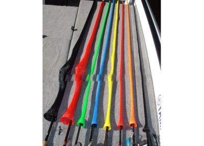 China 40mm PET Colorful Fishing Pole Protectors Fishing Rod Sleeve For Casting Rod for sale