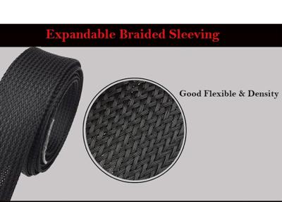 China Self - Extinguishing Heat Shrinkable Braided Sleeving Expandable Cable Harness for sale