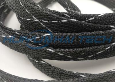 China Jeans Cloth Heat Resistant Braided Sleeving For Industrial Hoses / Tubes Protection for sale