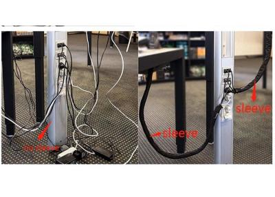 China Envoltório trançado do cabo do ANIMAL DE ESTIMAÇÃO Velcro material, tampa de fio de Velcro para os conjuntos de cabos à venda